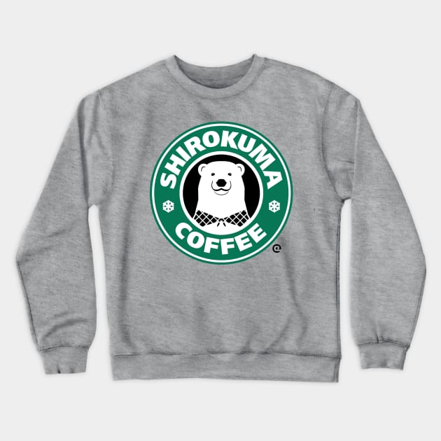 Shirokuma Coffee Crewneck Sweatshirt by Eozen